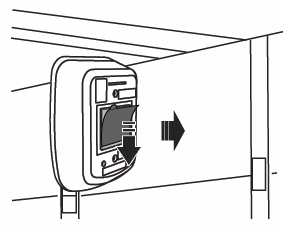 Attach the wireless garage door sensor illustrated.