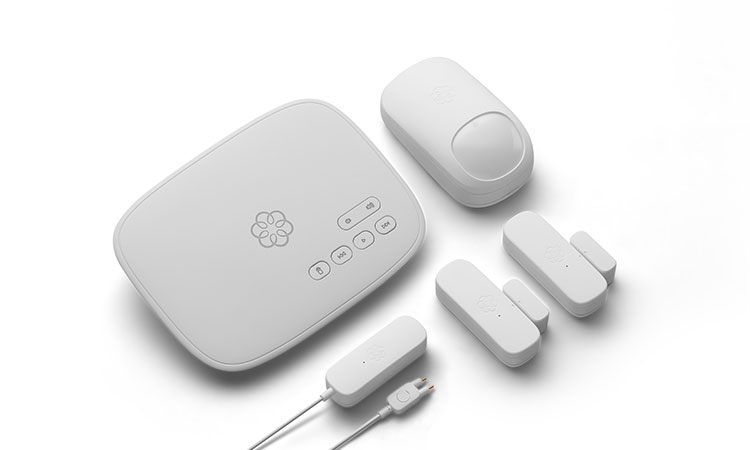Ooma build your own home security system.