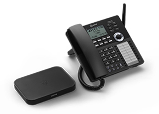 Ooma DP1-T Desk Phone for Home Office Black 