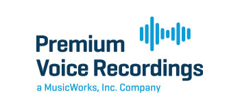 www.PremiumVoiceRecordings.com logo