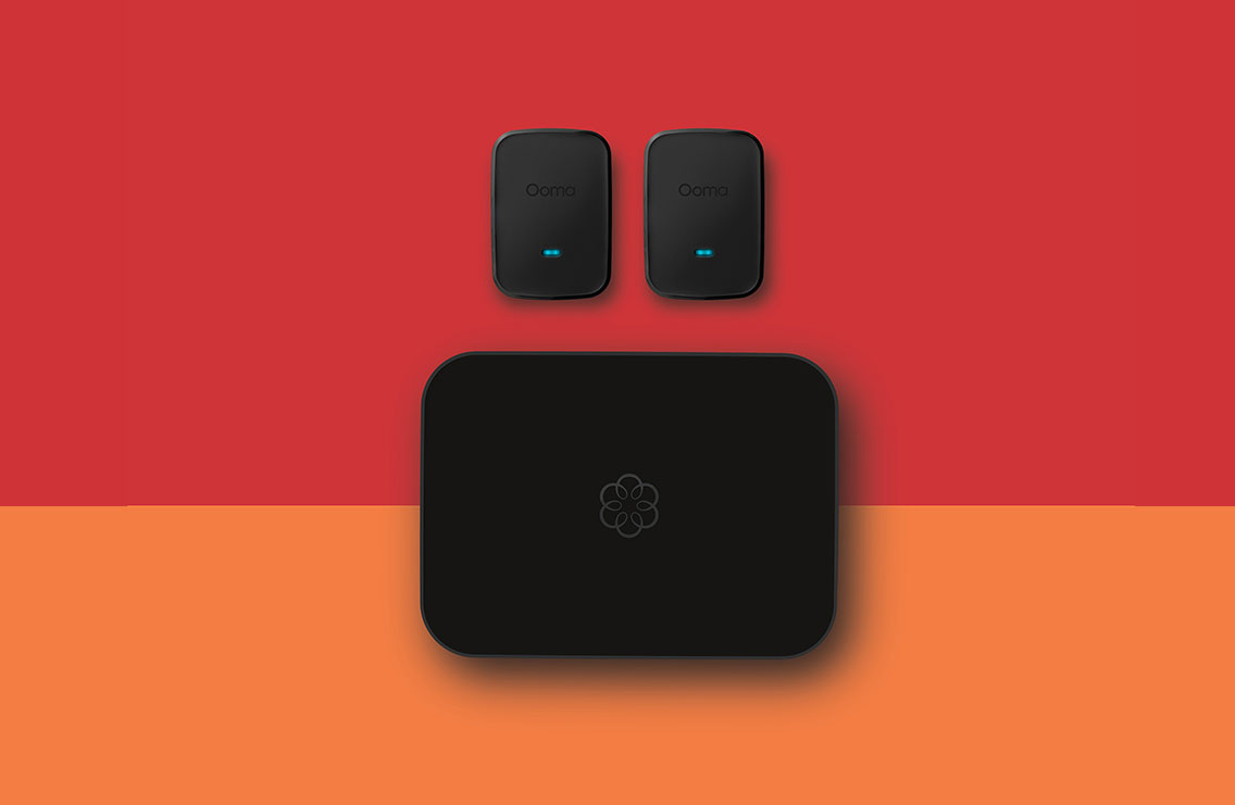 Ooma Office Base Station + 2 Linx
