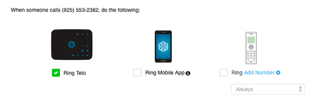 call forwarding preferences