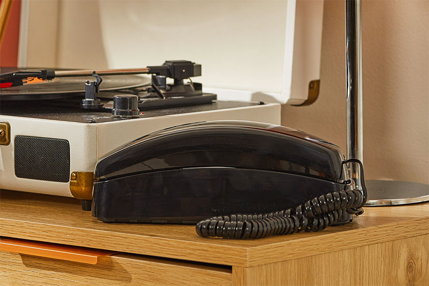 Black Trimline Phone