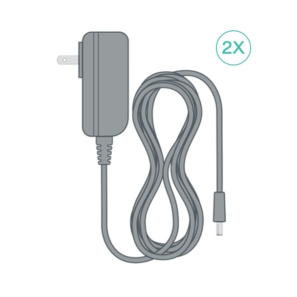 Two AC adapters