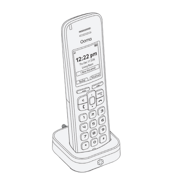 HD3 handset and charging cradle