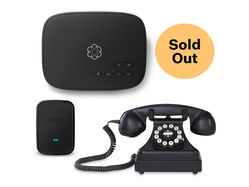 Classic Kettle Desk Phone Retro VoIP Phone Ooma Telo Canada