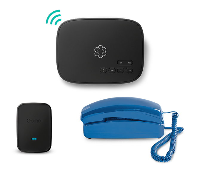 Ooma Telo Blue Phone Bundle