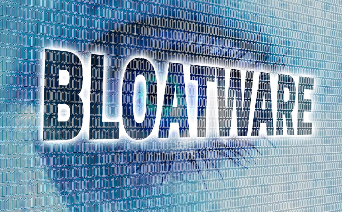What is bloatware in a business phone system?