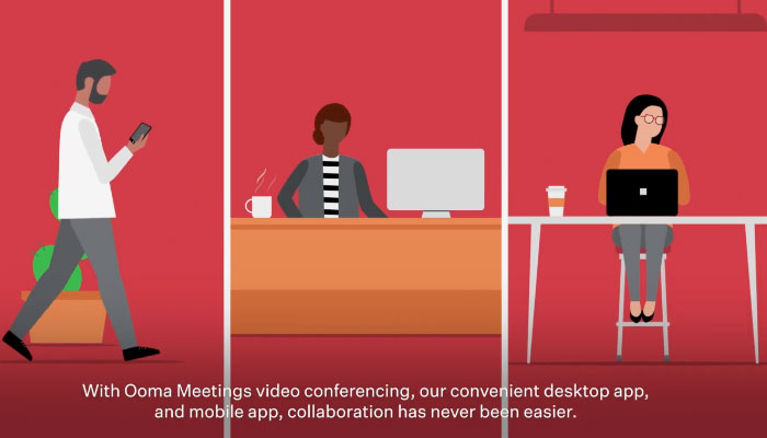 Play video: Ooma Meetings – Video Conferencing